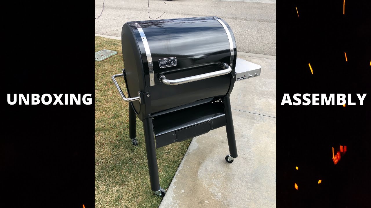 Weber SmokeFire unboxing and assembly