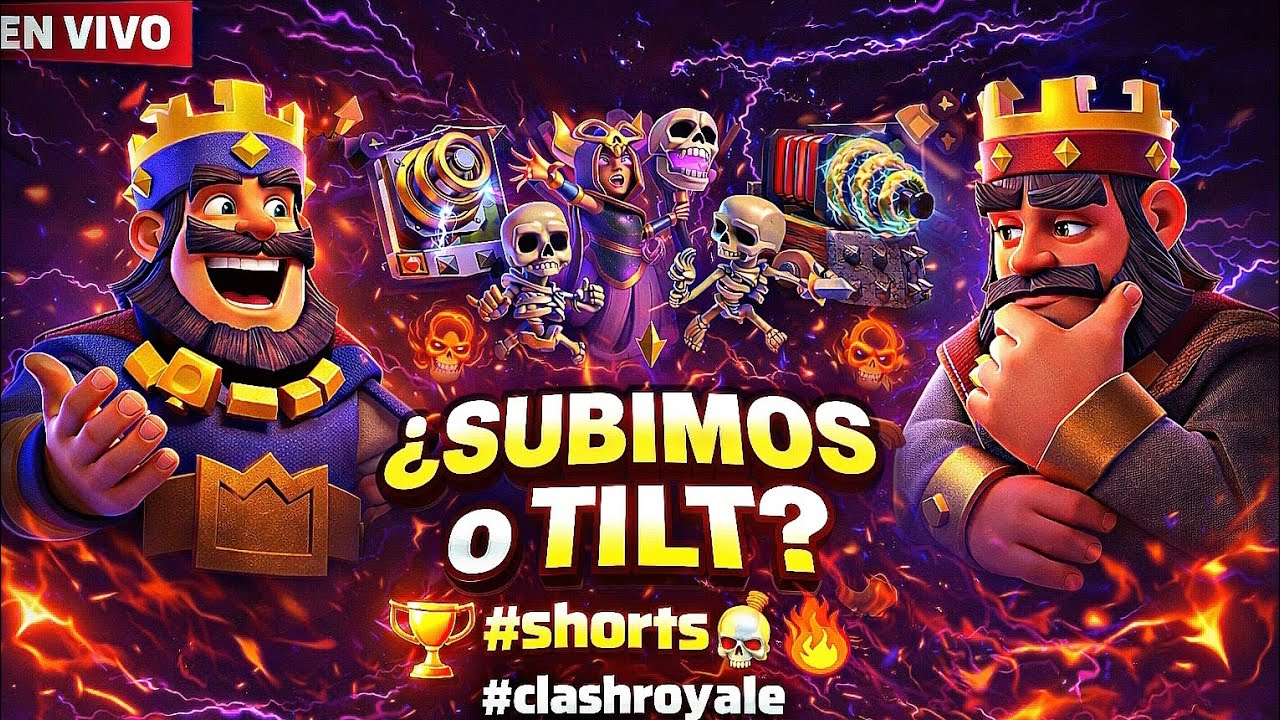 🔴 CLASH ROYALE EN VIVO 😱 F2P en PUSH DE COPAS 🏆🚨 ¿SUBIMOS o TILT? ☠️🔥 #shorts #clashroyale