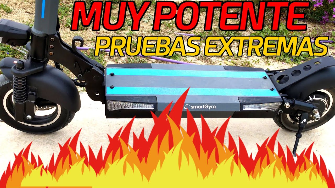 Pruebas EXTREMAS a un patinete MUY POTENTE 🔥 (+800w) - smartGyro SpeedWay 2.0