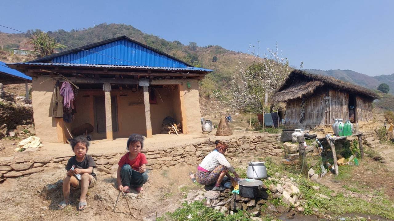 The Beautiful Mountain village Tour || A walk crossing  hills