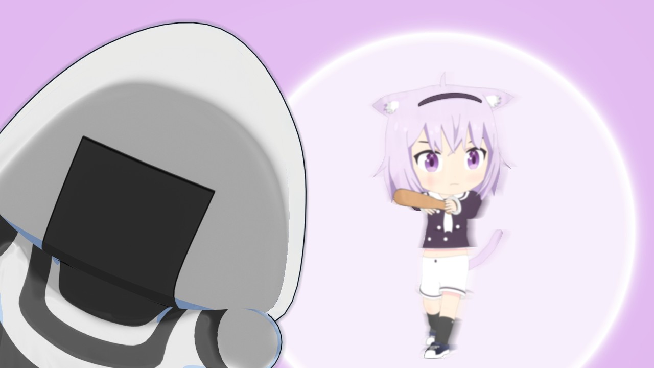 【音声修正版】【切り抜きアニメ】浮気おにぎりゃーにケツバットをするおかゆん【猫又おかゆ/ホロライブ】