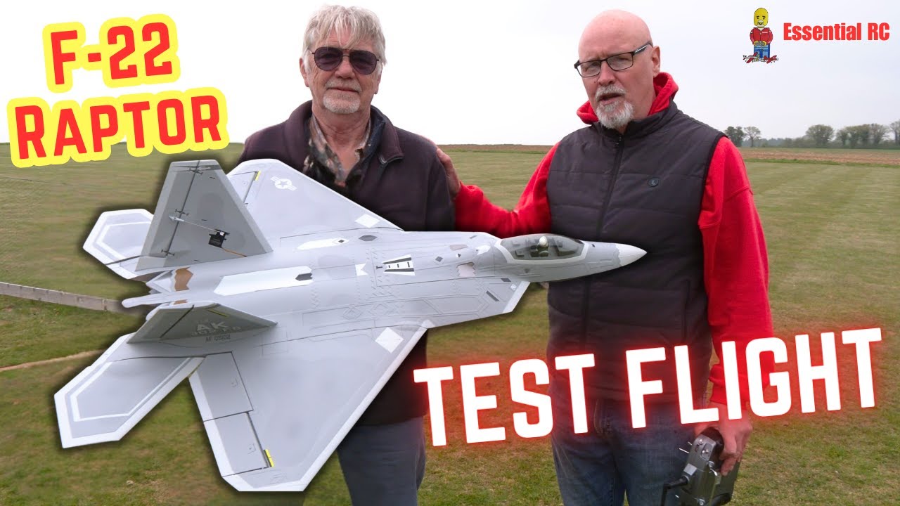 AWESOME TEST FLIGHT ! Freewing F-22 Raptor 70mm EDF Jet