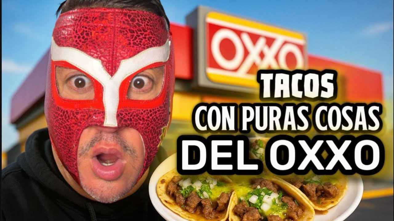 Me retaron a hacer TACOS con puras cosas del OXXO | MR.T BONE 