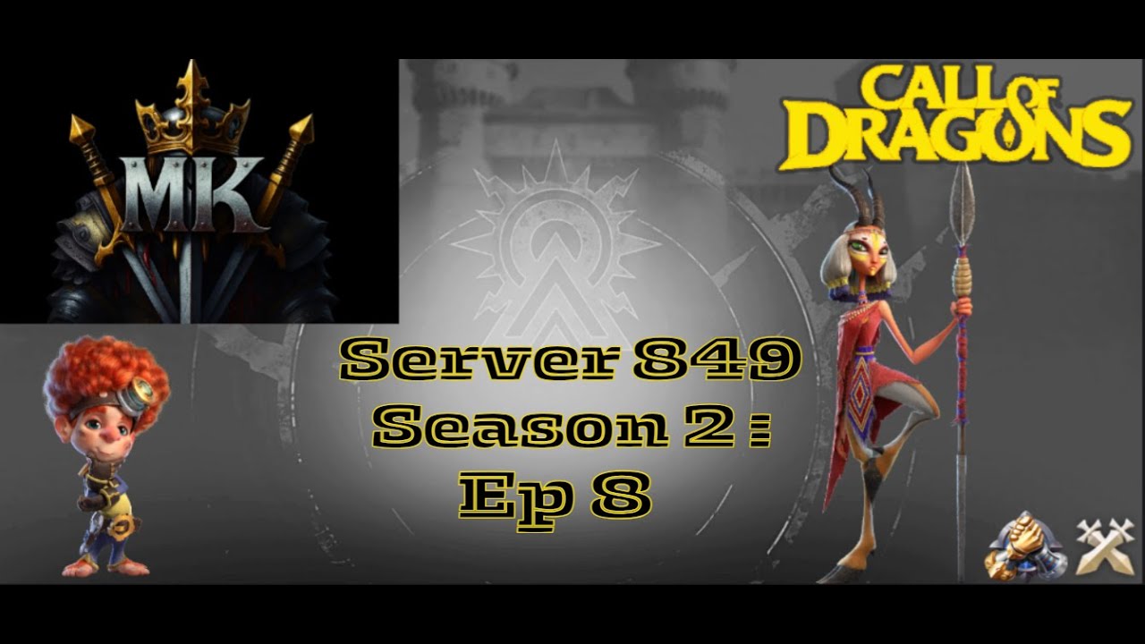 Call of dragons,  Server 849 ; Mythic Knight, season 2 journey ep 6: Normal Bear raid