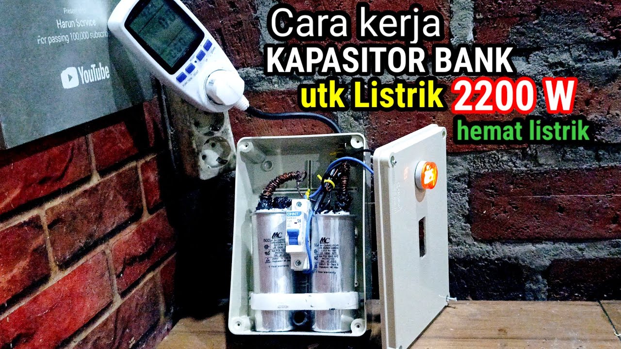 Cara membuat Kapasitor Bank Super Awet dan Hemat listrik ‼️Untuk Listrik 2200w