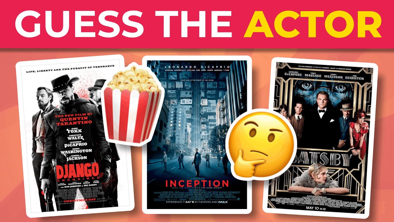 3 ФИЛЬМА 1 АКТЕР 🎬 Вы настоящий киноман? | Тест на знаменитости