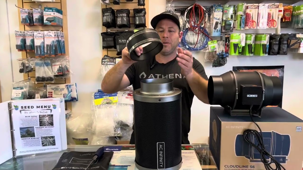 Using a Noise Reduction Clamp for Indoor Growing