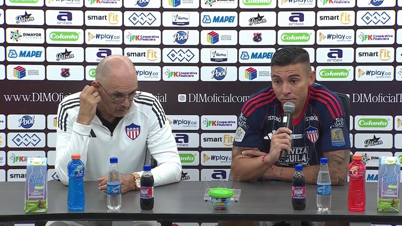Rueda de prensa de Junior tras su partido con Medellín