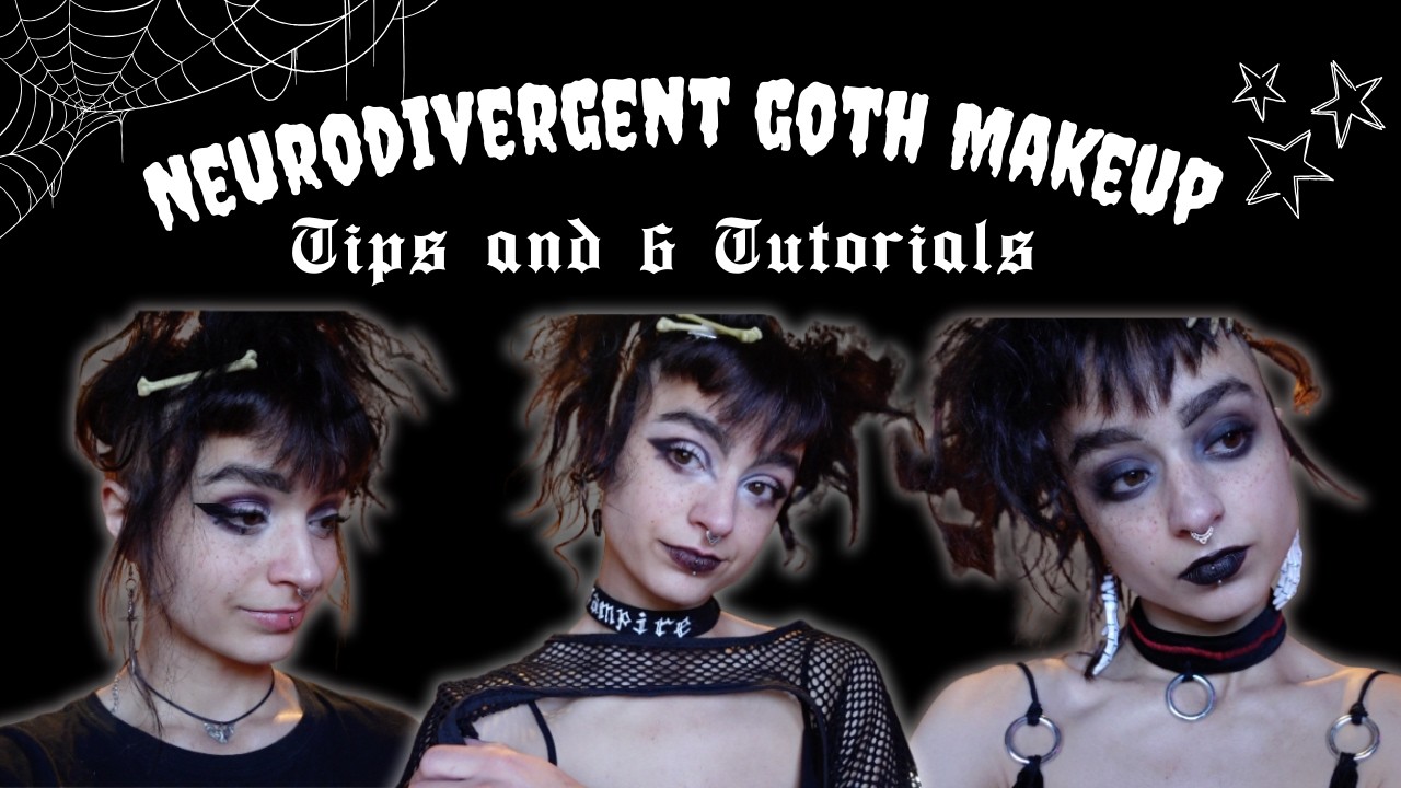 Goth/Alt/Punk Sensory Friendly Makeup & Hair Guide