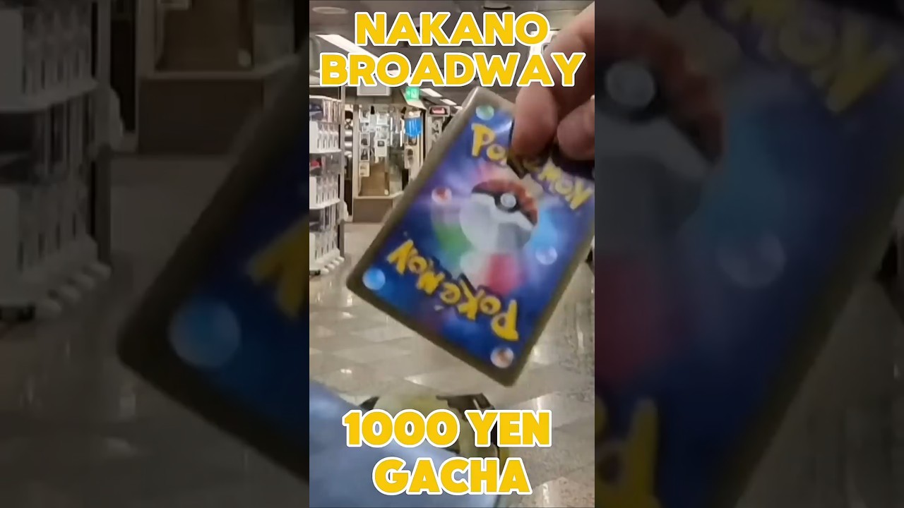Insane Pokemon Gacha in Nakano Broadway! 🔥 #pokemontcg #tcg #gacha