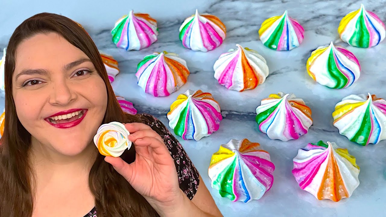 EASY Meringue Cookie Recipe! + 2 Simple Ways to Pipe Meringue Cookies!  |  Adventures In Yum