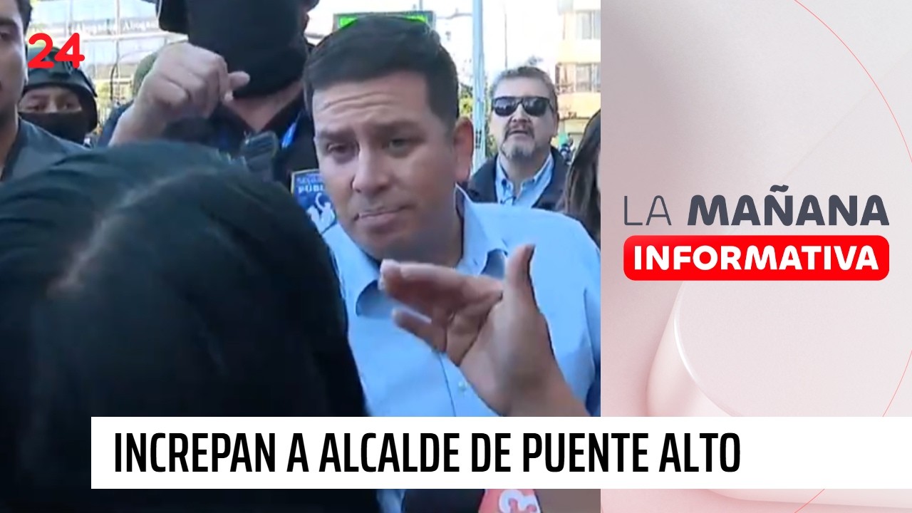 El momento en que comerciantes ambulantes increpan a alcalde en medio de operativo | 24 Horas