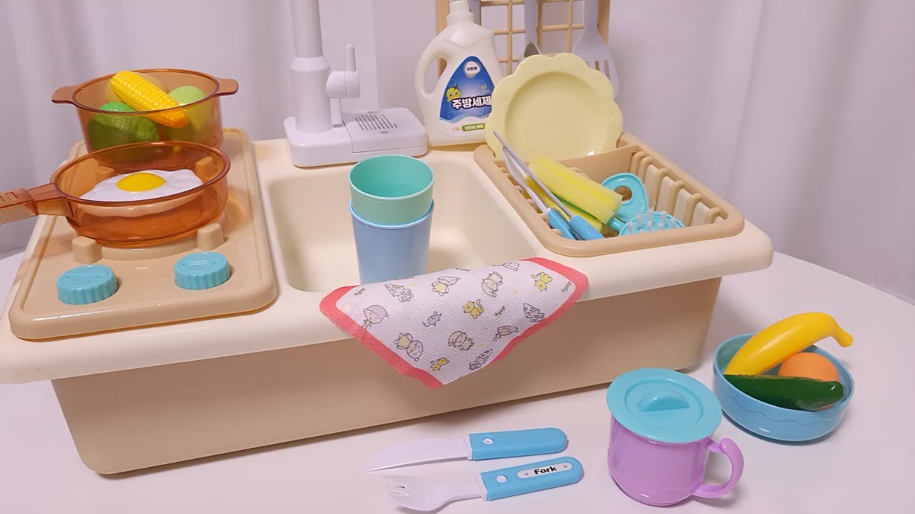 🍳 Toy ASMR 🍳 | Kitchen toy unboxing with satisfying ASMR | 주방 놀이 장난감 언박싱