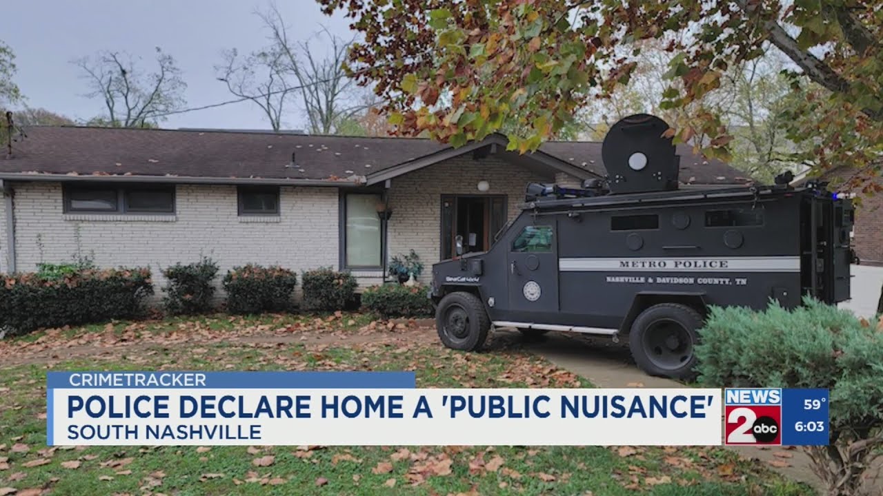 South Nashville home declared a public nuisance