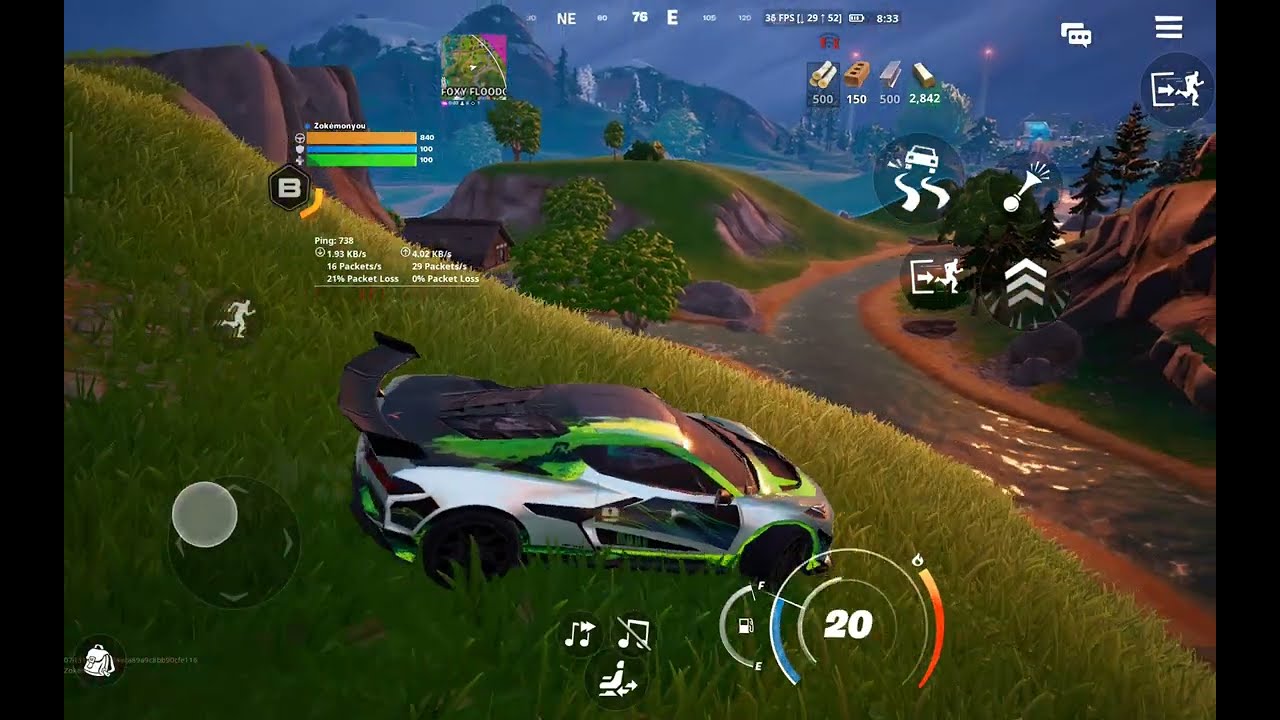 Fortnite mobile gameplay in mi pad 6 with 60 fps to epic setting 