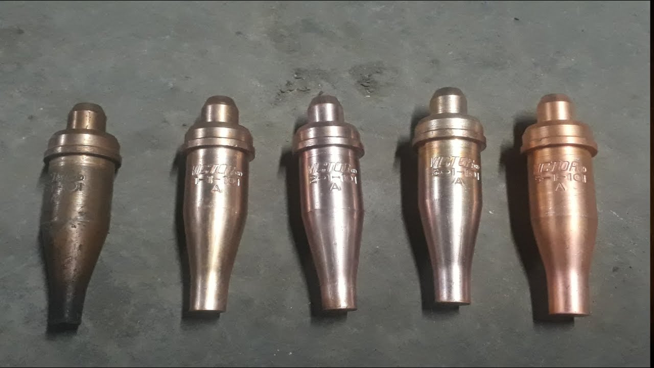 Gas cutting nozzle size || Victor cutting nozzle type