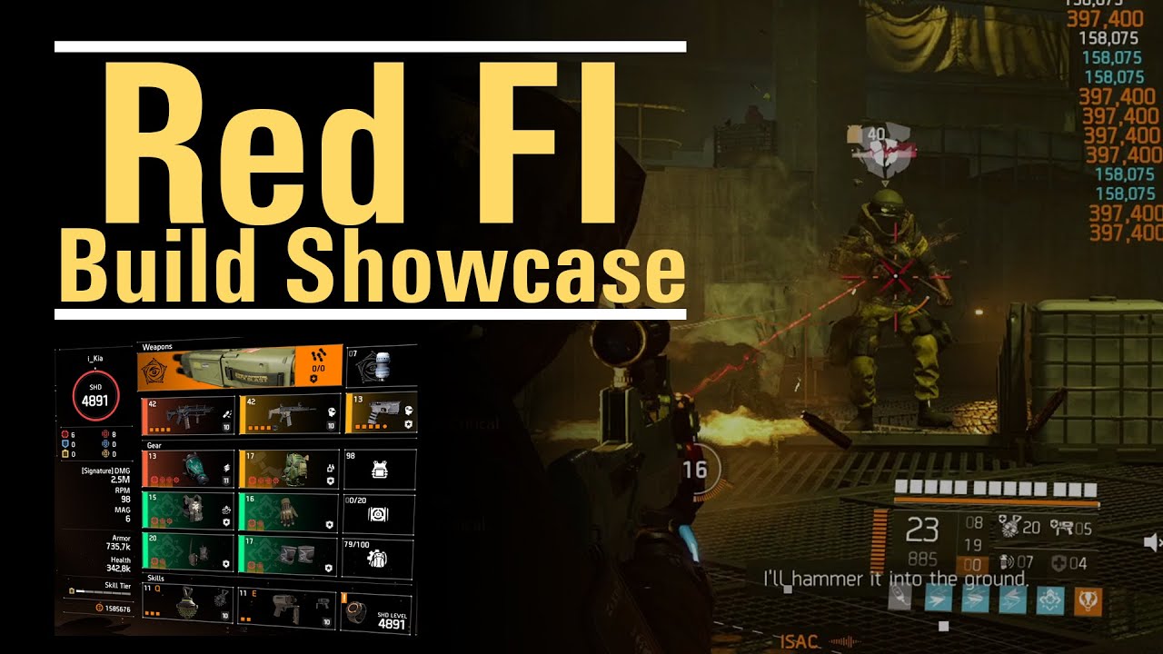 Red Future Initiative - Build Showcase - When group buffers go for dmg  - The Division 2