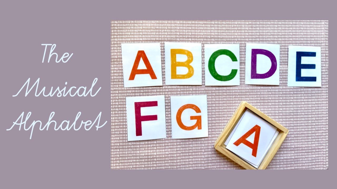 The Musical Alphabet- Montessori Inspired Easy Piano Lesson 2!!!               (For kids ages 3-9)