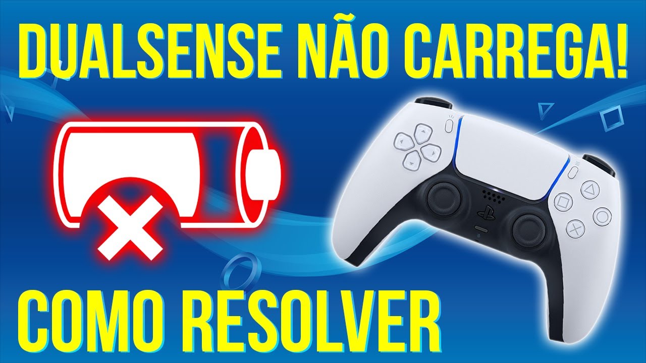 Problema de carregamento do DUALSENSE RESOLVIDO de forma FÁCIL.