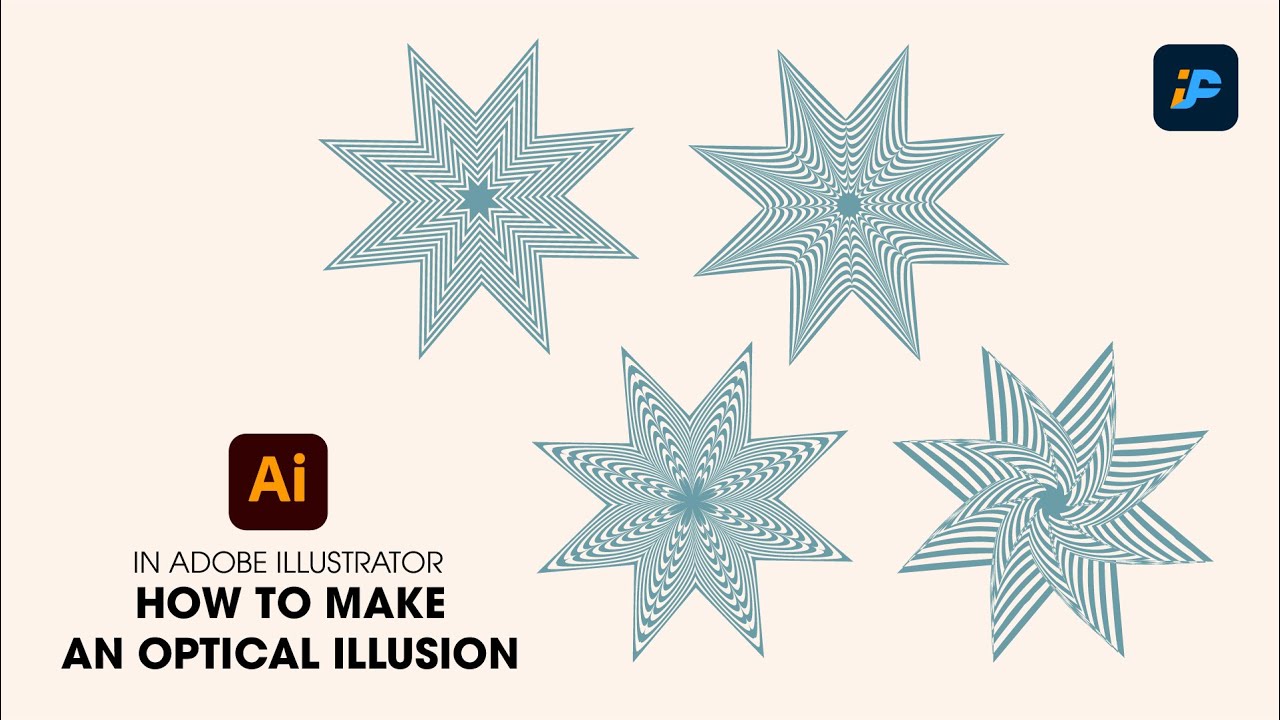 How to make an optical illusion effect template in Adobe Illustrator