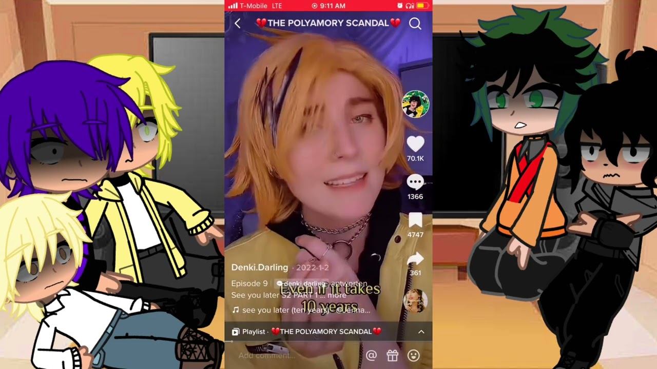 Monoshinkami + Aizawa and Deku react to the polyamory scandal | read description