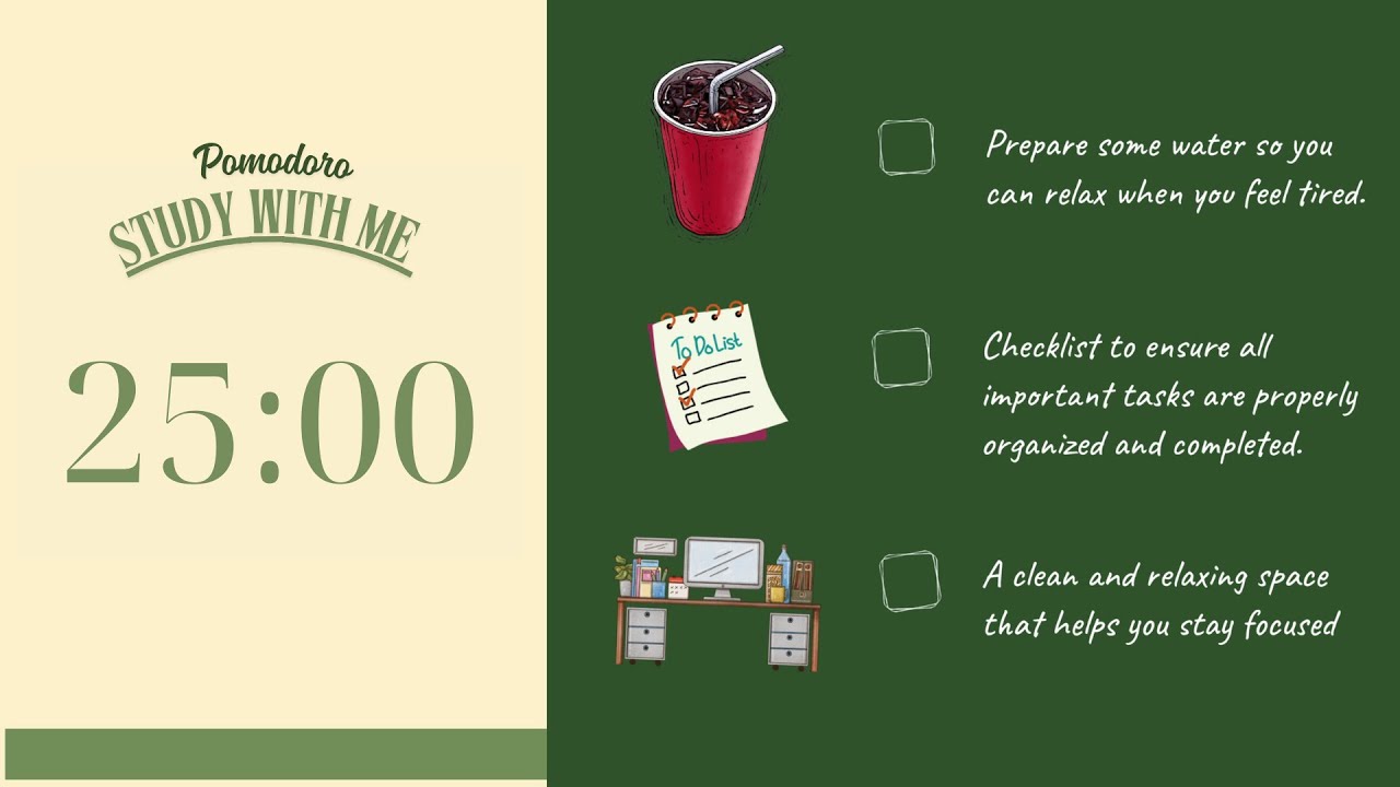 2-HOUR STUDY WITH ME Pomodoro 25/5 No Music | Classroom Ambience With Rain And Fireplace Sounds