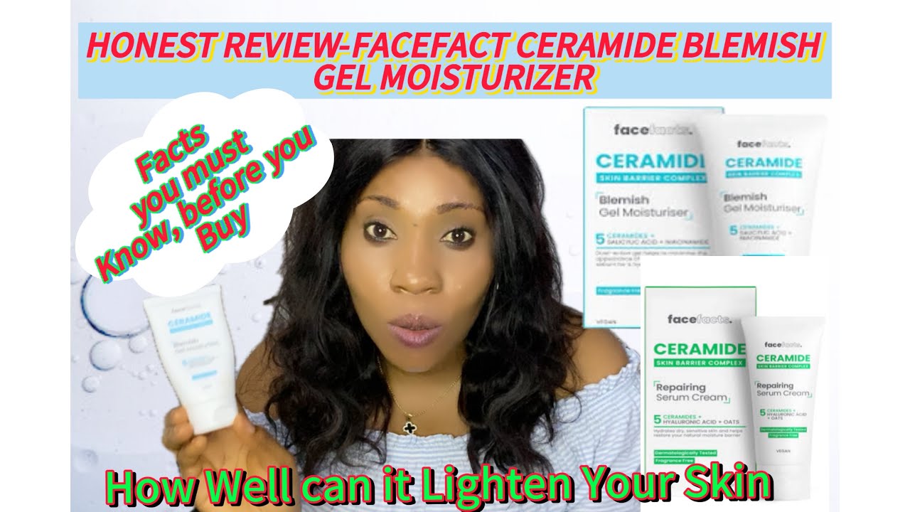 FACEFACT CERAMIDE BLEMISH GEL MOISTURIZER||DOES IT LIGHTENS? SEE WHAT IT DID TO MY SKIN