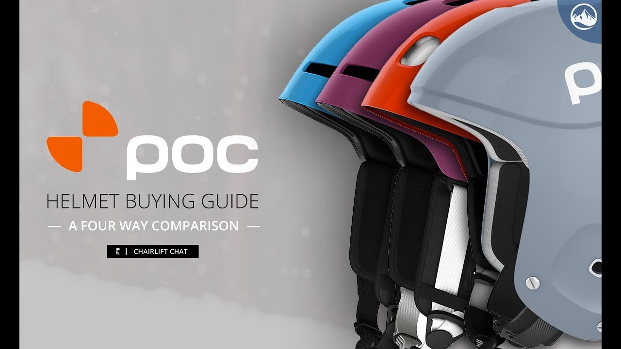 POC Helmet Comparison -  Receptor Bug 2.0, Fornix, Fornix BC MIPS, Skull Orbic X