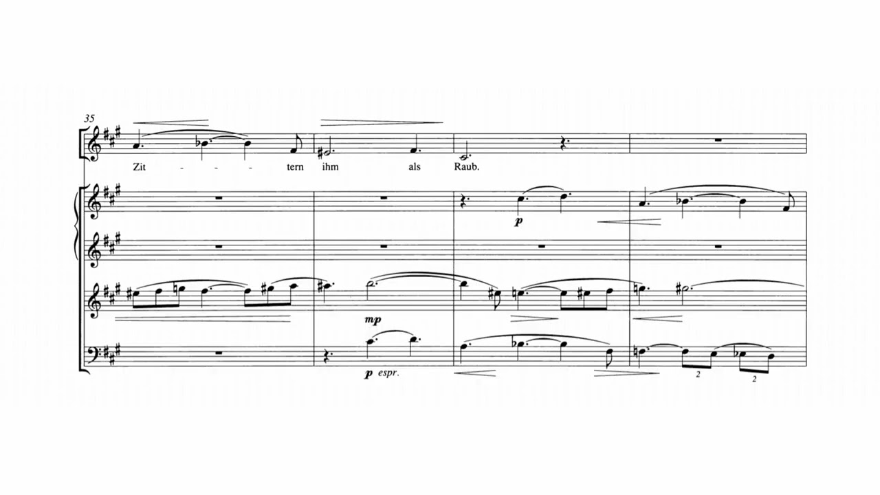Paul Hindemith - Melancholie, op. 13 (1917~1919)