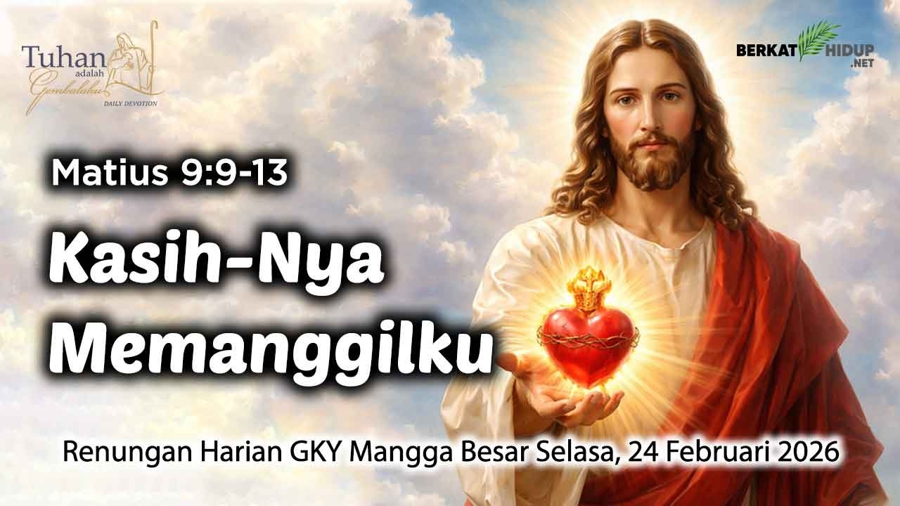 Tuhan Adalah Gembalaku #1932 - Matius pemungut cukai mengikut Yesus