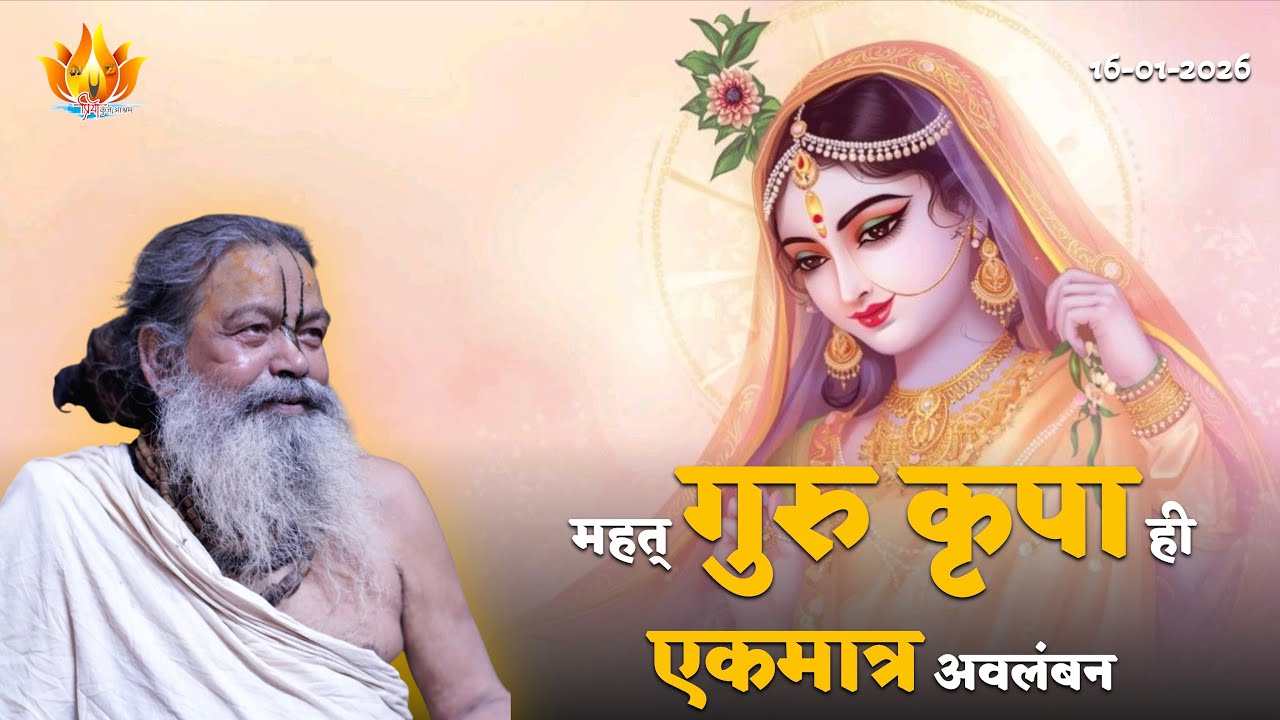 16-01-2026 || भजन में मन न लगने की स्तिथि से प्रयोजन बोध || मंजरी भाव और दिव्य वृन्दावन का वर्णन
