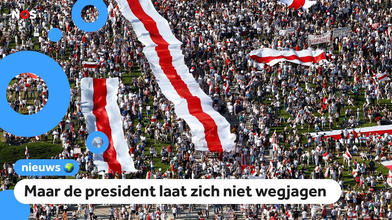 Wit-Russen staken omdat ze woedend zijn op de president