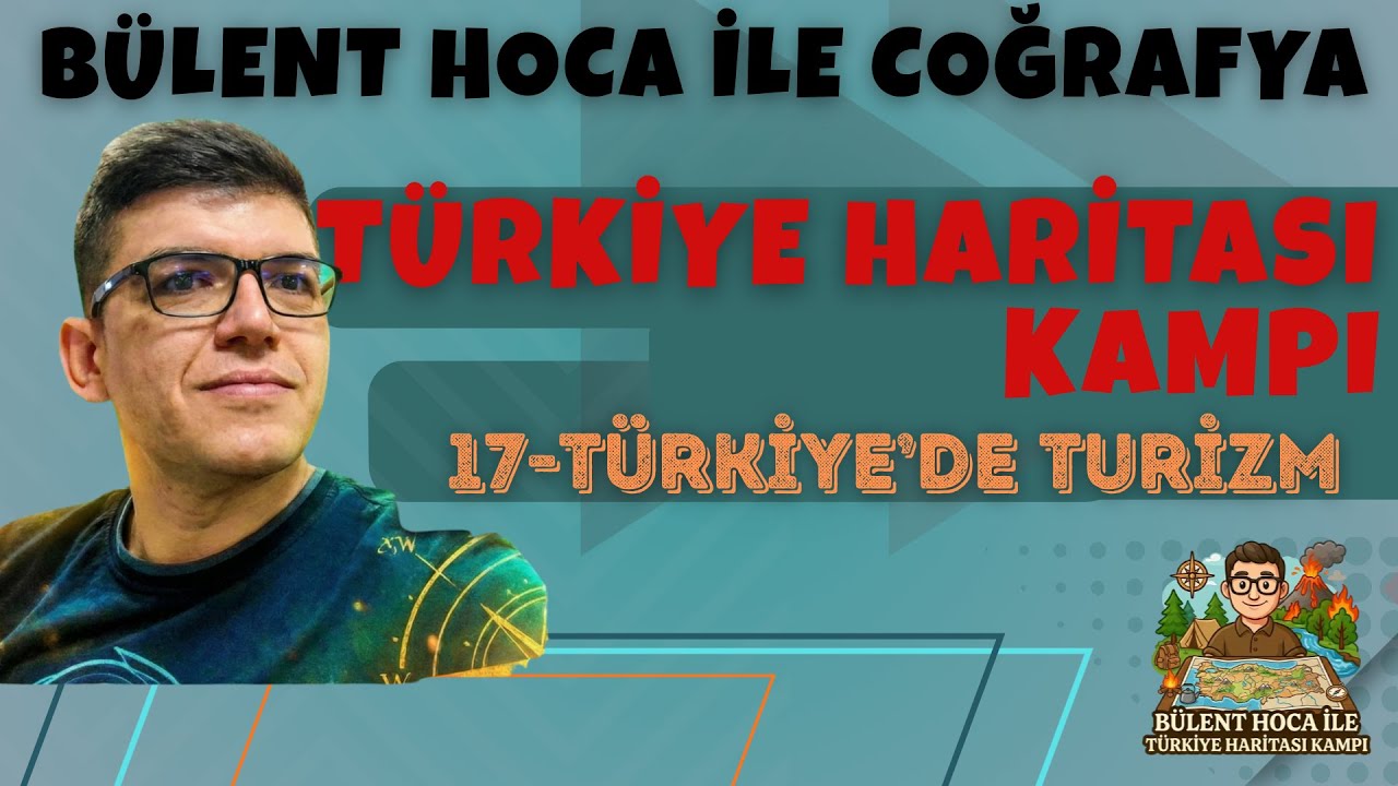 Türkiye Haritası Kampı-17 Türkiye'de Turizm Türleri: Yaz, Kış, Termal ve İnanç Turizmi #turizm