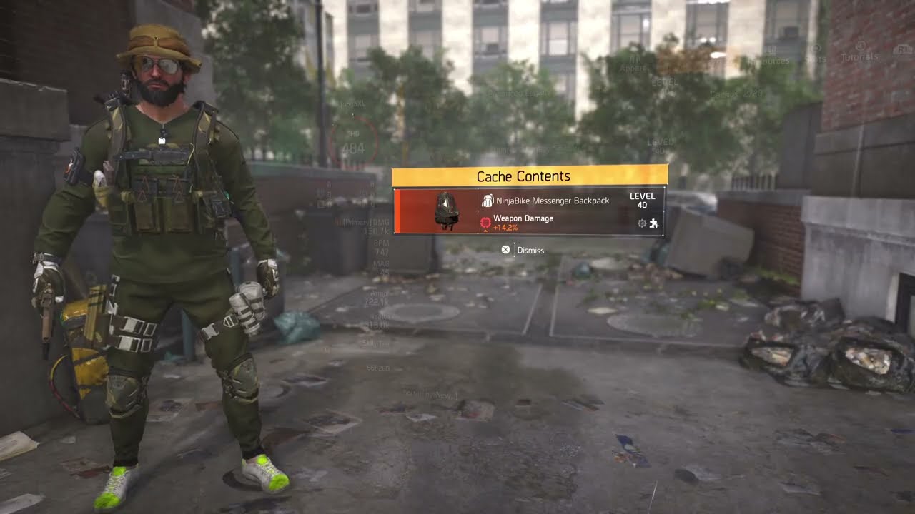 The Division 2 NinjaBike Messenger backpack 