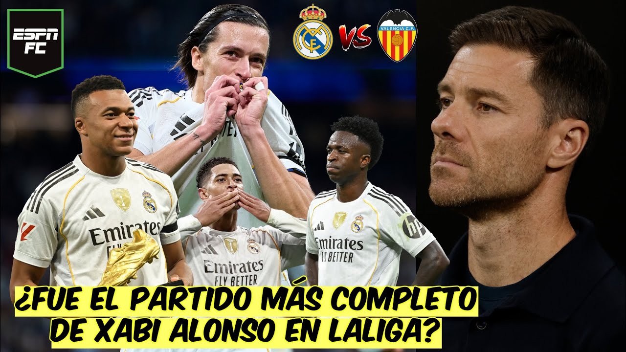 XABI ALONSO ENCONTR&Oacute; la F&Oacute;RMULA. REAL MADRID GANA, GOLEA y GUSTA vs Valencia y SIGUE L&Iacute;DER | ESPN FC