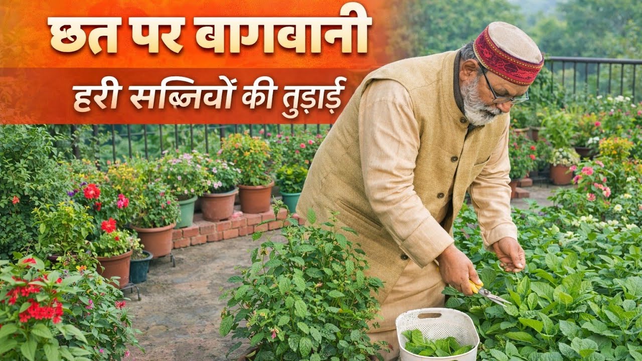 organic sabji| terrace garden