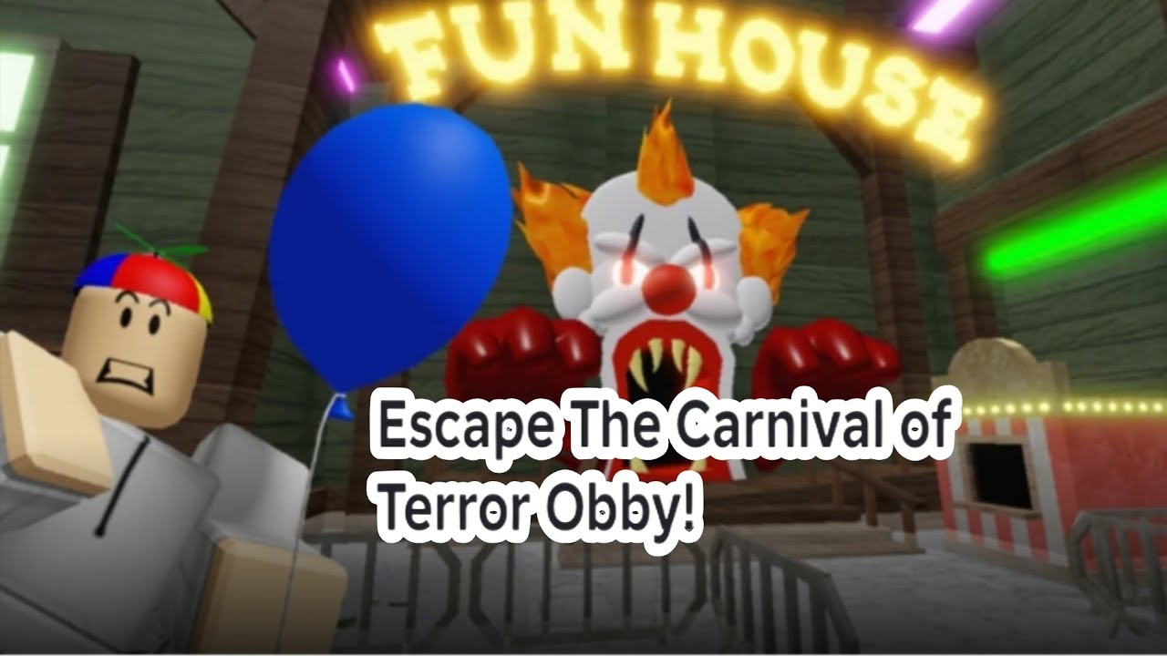 ROBLOX escape tje carnival of terror obby தமிழ் funny gameplay😂🔥🔥✌️