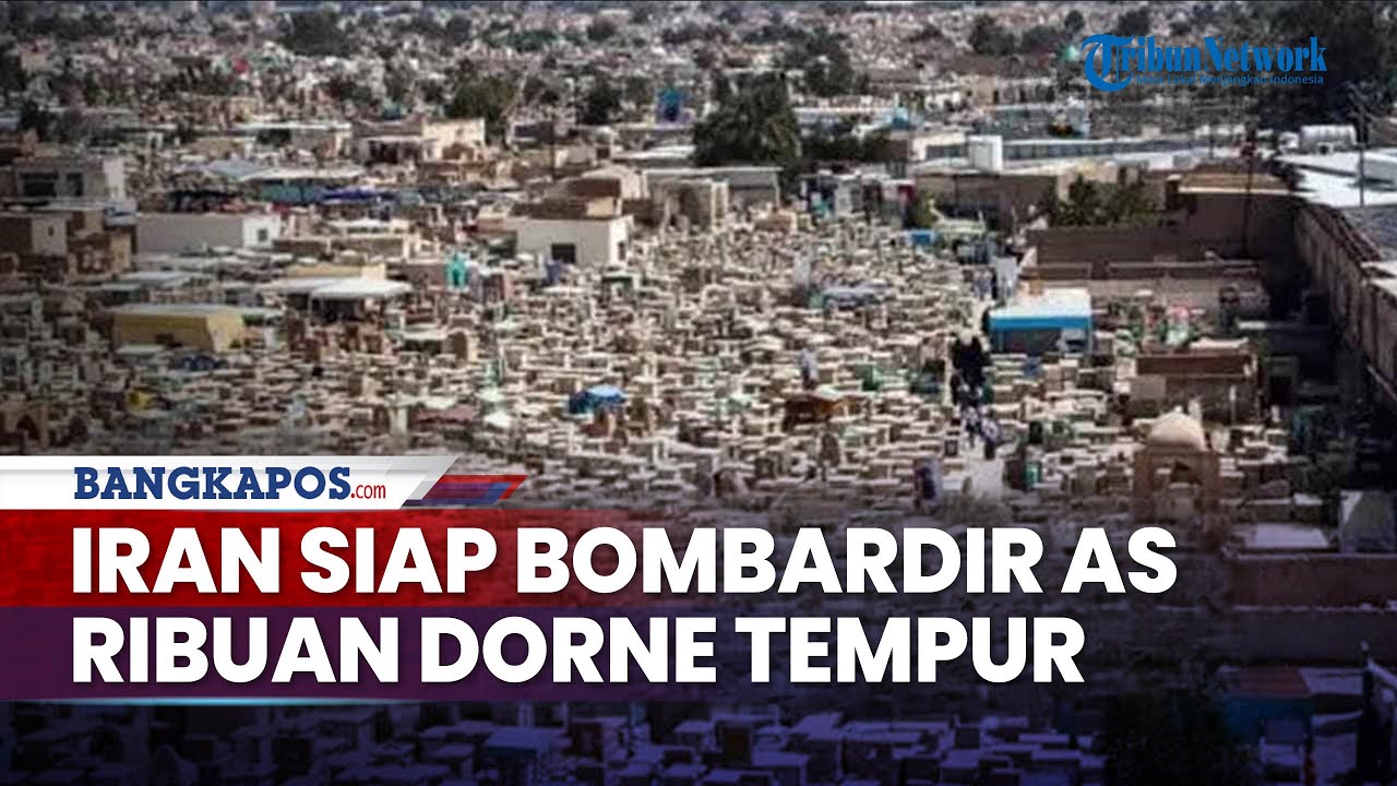 Kode Perang Timur Tengah Pecah, Iran Siapkan 1 000 Drone Tempur & Ribuan Makam untuk Tentara AS