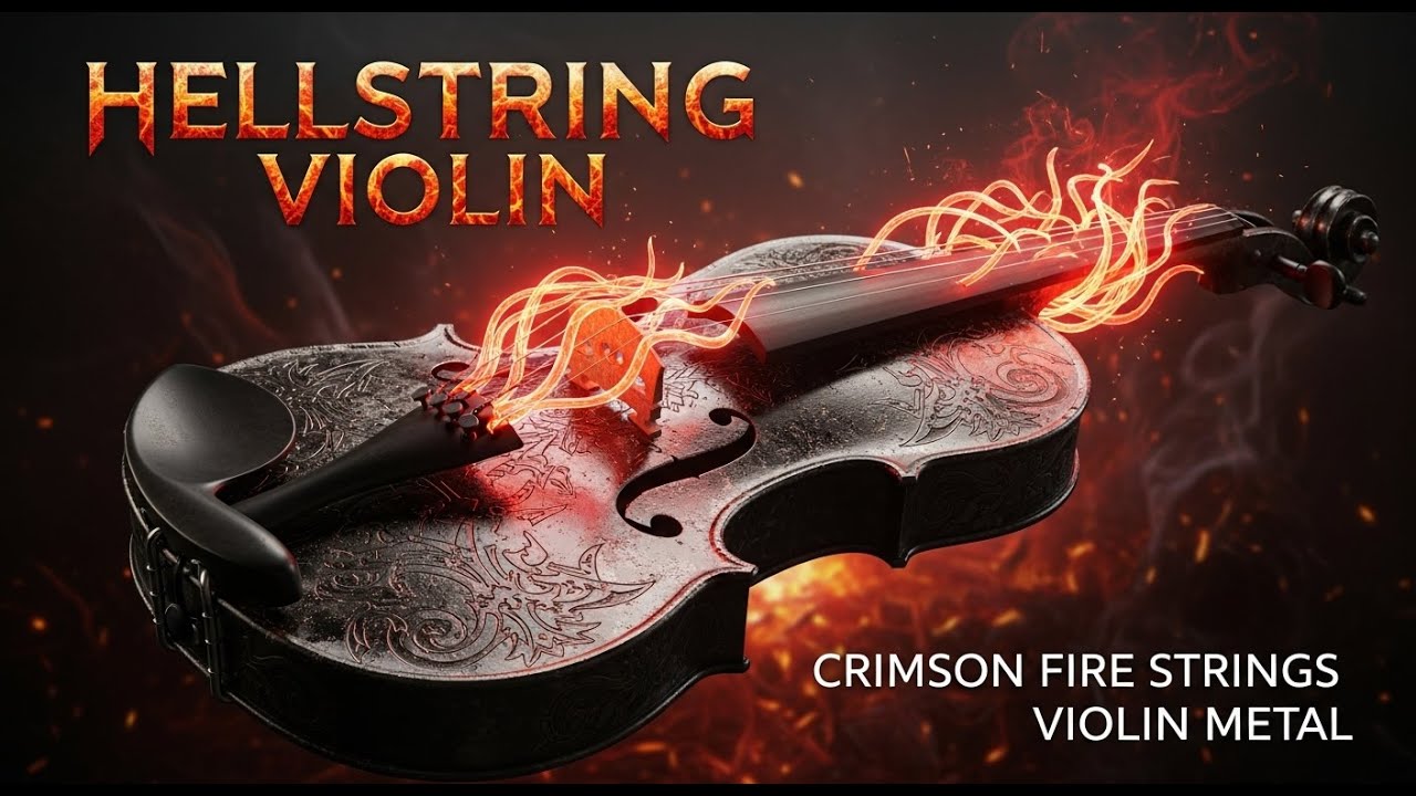 Best Instrumental Violin Metal 🎻 Crimson Fire Strings 🔥 Violin Metal