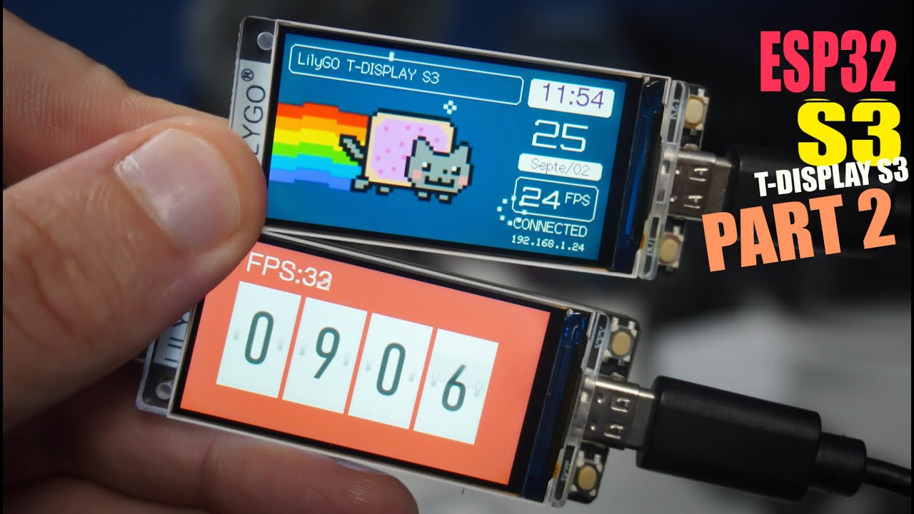 LilyGo T-Display S3 (Part 2) - new Projects