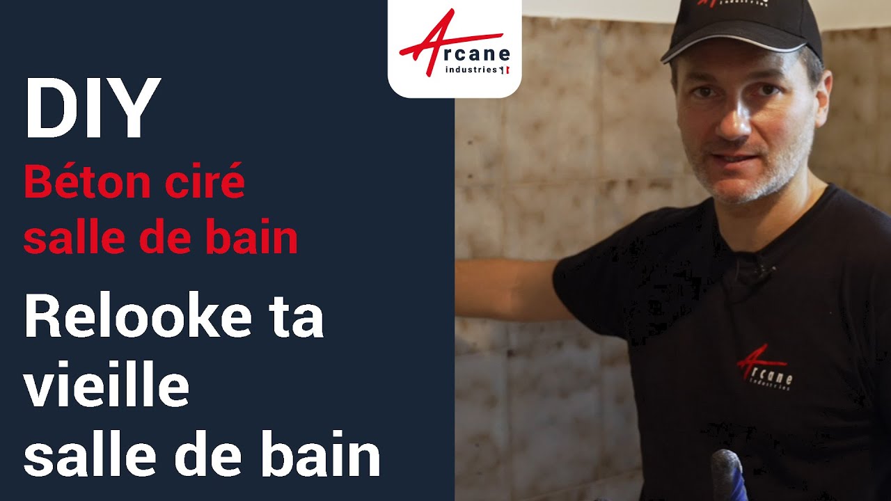 Poser du béton ciré comme un pro  | Tuto salle de bain facile avec Alban