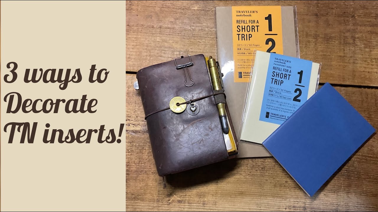 Decorating Traveler’s Notebook Inserts!