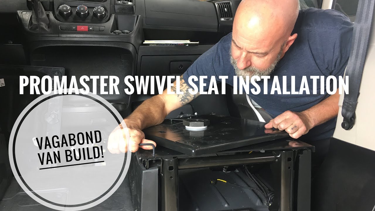 Promaster Swivel Seat Installation. Vagabond Van Build.