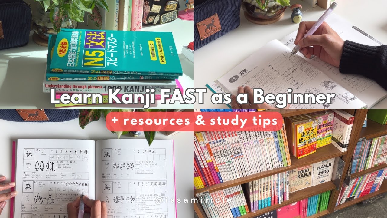 How to learn Kanji FAST as a beginner + resources (No burnout!)🇯🇵📚