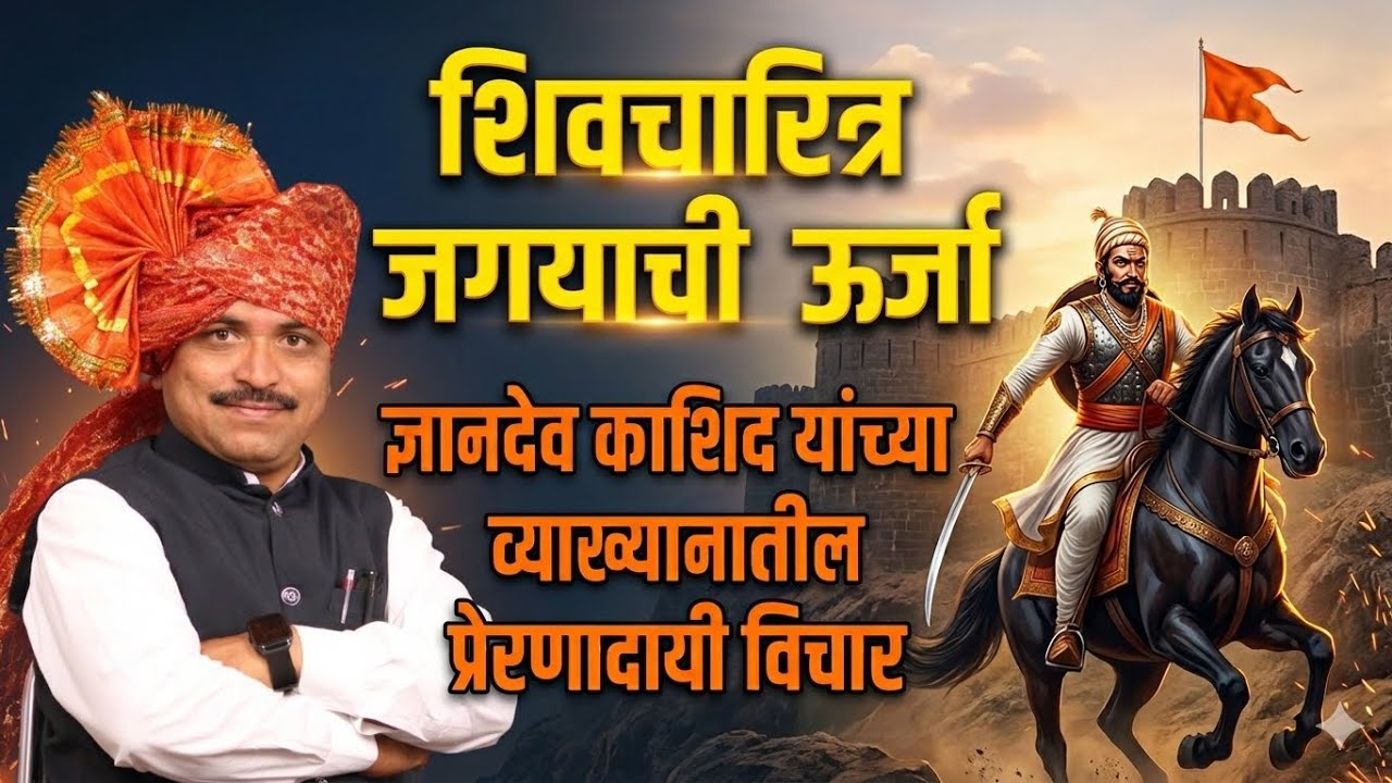 शिवजयंतीनिमित्त अत्यंत तुफान व्याख्यान | शिवव्याख्याते ज्ञानदेव काशिद यांचे प्रेरणादायी व्याख्यान |