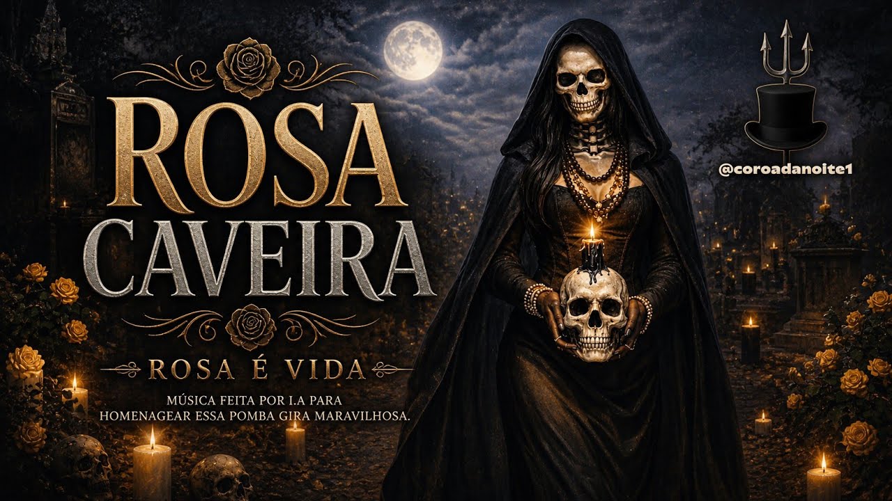 Rosa Caveira - Rosa é vida | Música feita por I.A para homenagear essa Pomba Gira maravilhosa.