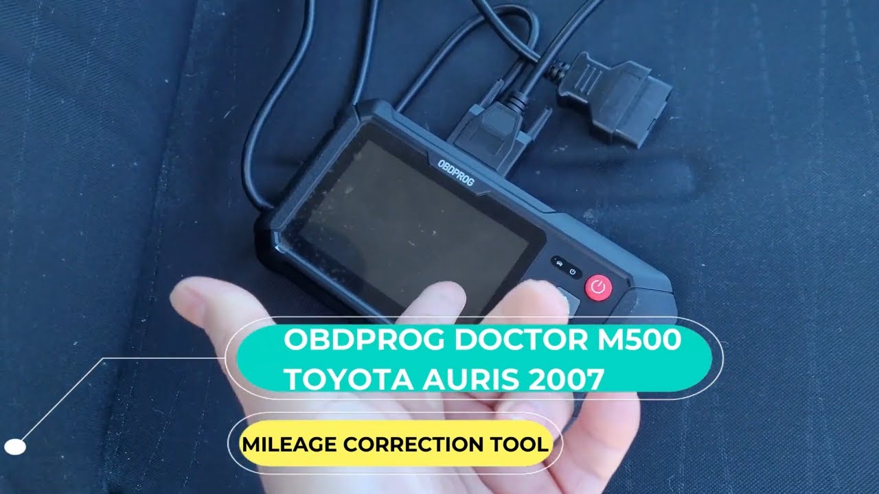 ❌❌❌OBDPROG DOCTOR M500 MILEAGE CORRECTION TOOL TOYOTA AURIS 2007❌❌❌