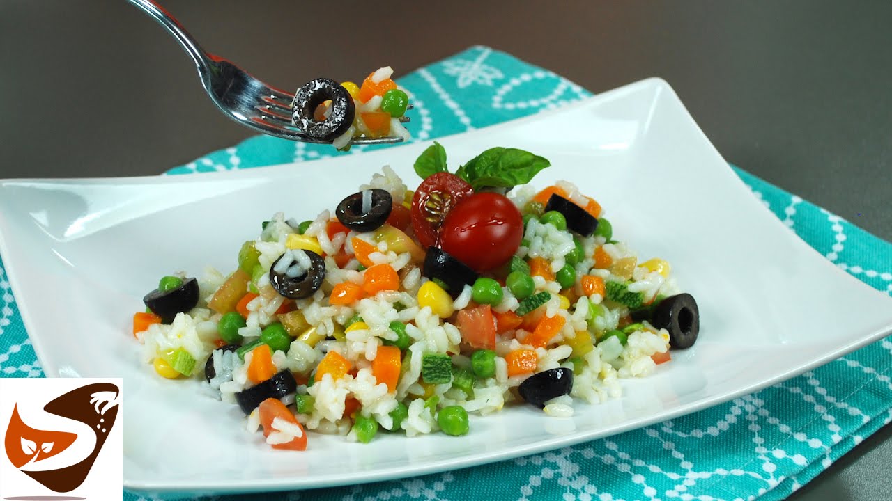 Insalata di Riso con verdure fresche, gustosissima! - Ricette estive