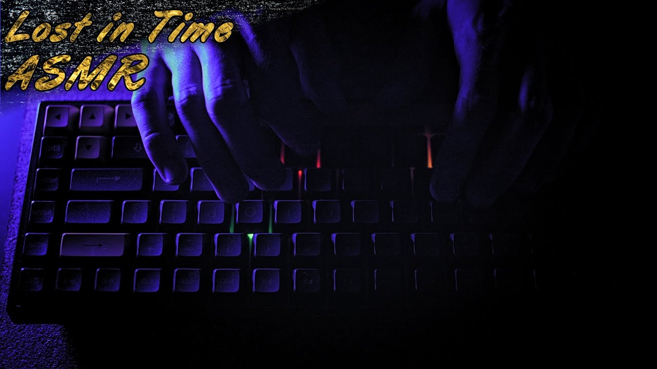ASMR Typing in the Dark (no talking)