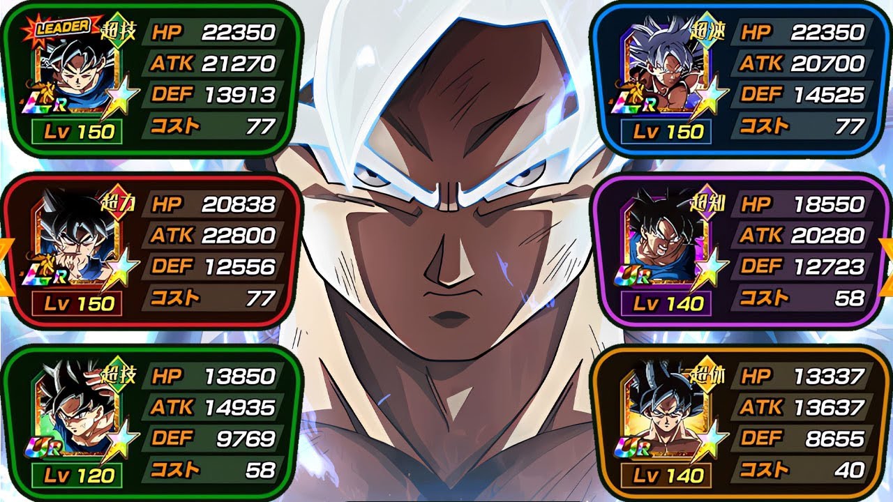 FULL ULTRA INSTINCT GOKU TEAM SHOWCASE! Dragon Ball Z Dokkan Battle